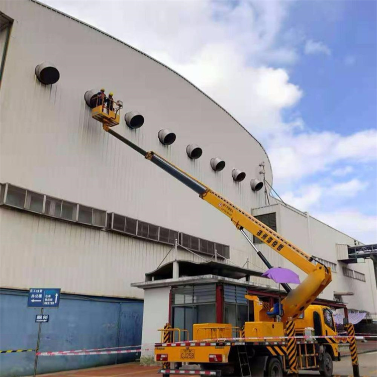 泰州海陵高空作业车出租服务：专业广告牌安装解决方案