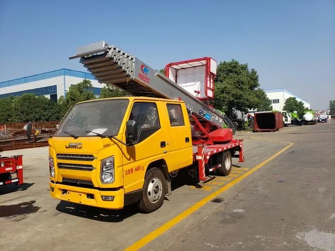 泰州海陵附近云梯车出租 砂石搬运